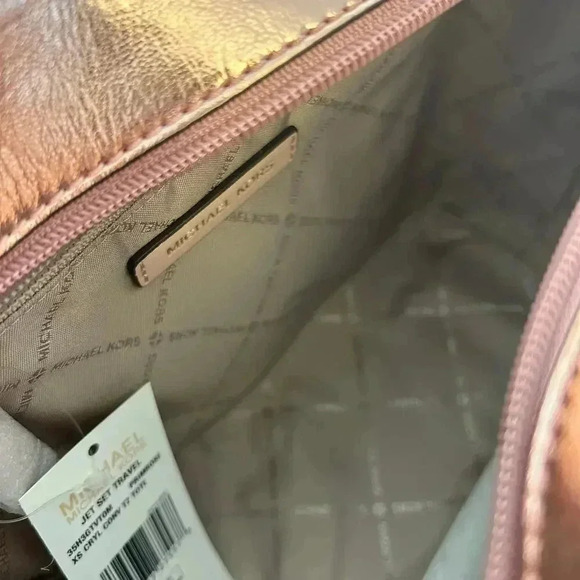 Michael Kors XS Jet Set Travel Carryall Top Zip Tote Primrose - Picture 9 of 11